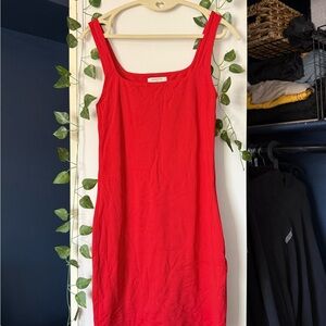 ARITZIA Babaton Contour Bodycon Red Dress size M
